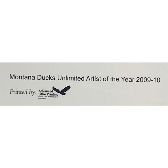 An Evening Stroll by Michael Brown Print Montana Ducks Unlimited Cabin Rustic - Picture 6 of 9